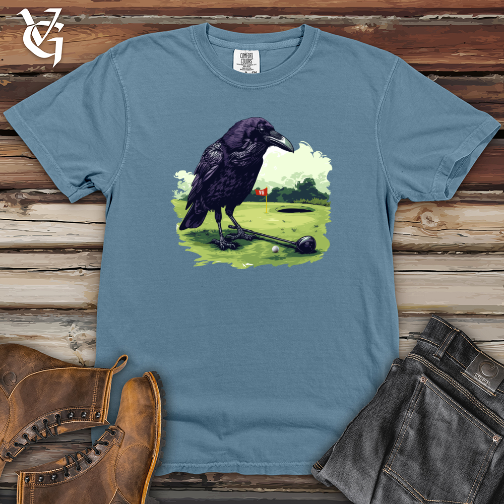 Viking Goods Augusta Raven Heavy Cotton Comfort Colors Tee Blue Jean / L