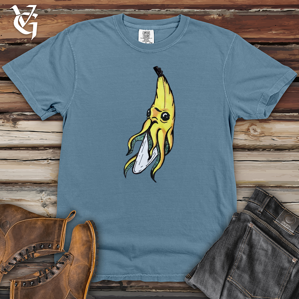 Viking Goods Banana Squid Heavy Cotton Comfort Colors Tee Blue Jean / L