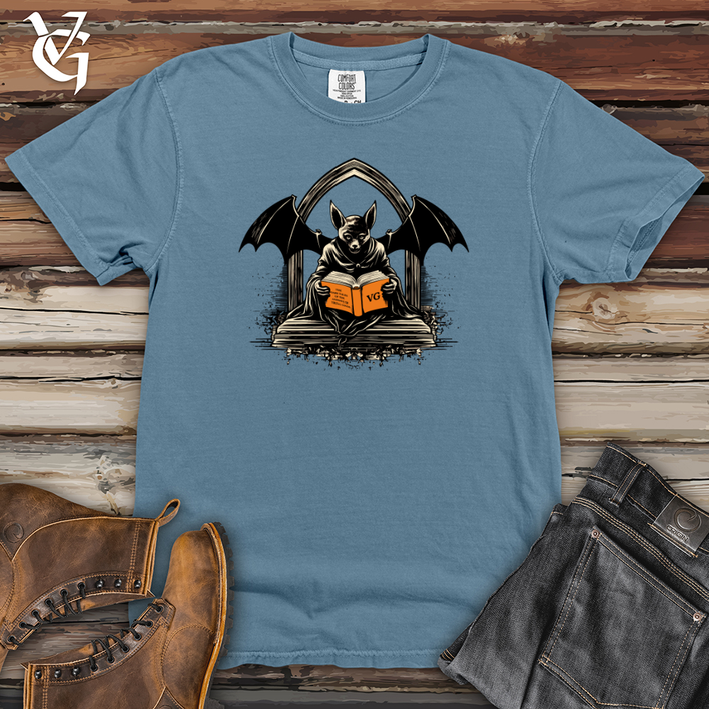 Viking Goods Bat Night Whisper Book Whisper Heavy Cotton Comfort Colors Tee Blue Jean / L