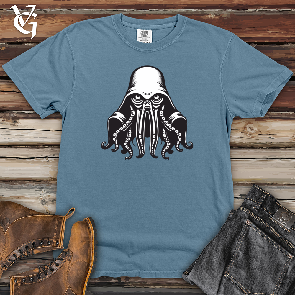 Viking Goods Cloaked Octopus Heavy Cotton Comfort Colors Tee Blue Jean / L