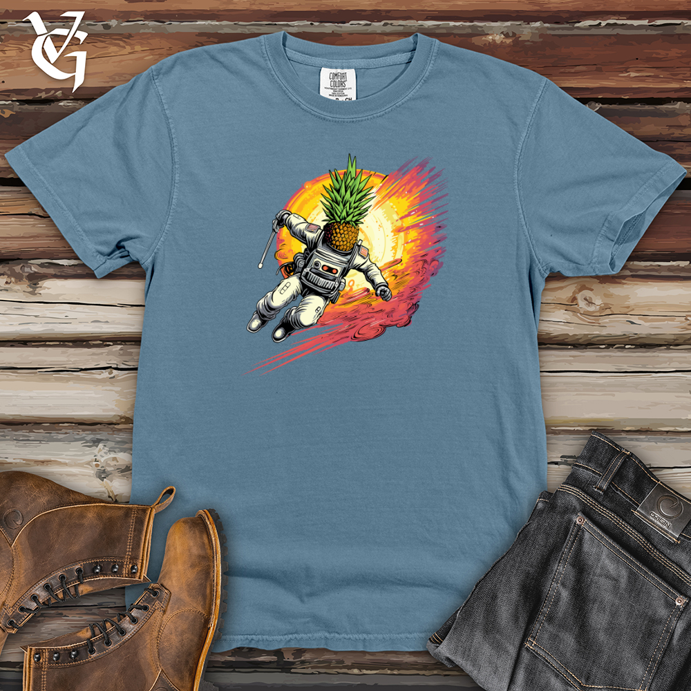 Viking Goods Cosmic Clash Pineapple Heavy Cotton Comfort Colors Tee Blue Jean / L