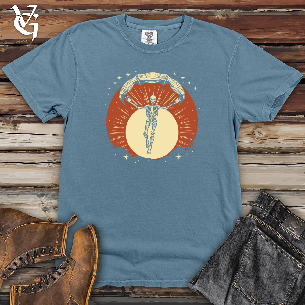 Viking Goods Cosmic Parachute Descent Heavy Cotton Comfort Colors Tee Blue Jean / L