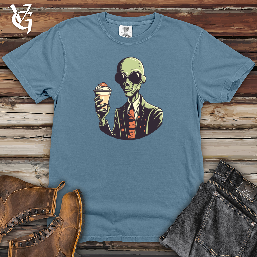 Viking Goods Cosmic Shake Sipper Heavy Cotton Comfort Colors Tee Blue Jean / L