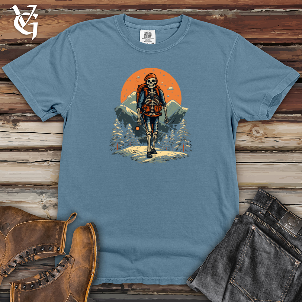Viking Goods Cosmic Snow Hiker Heavy Cotton Comfort Colors Tee Blue Jean / L