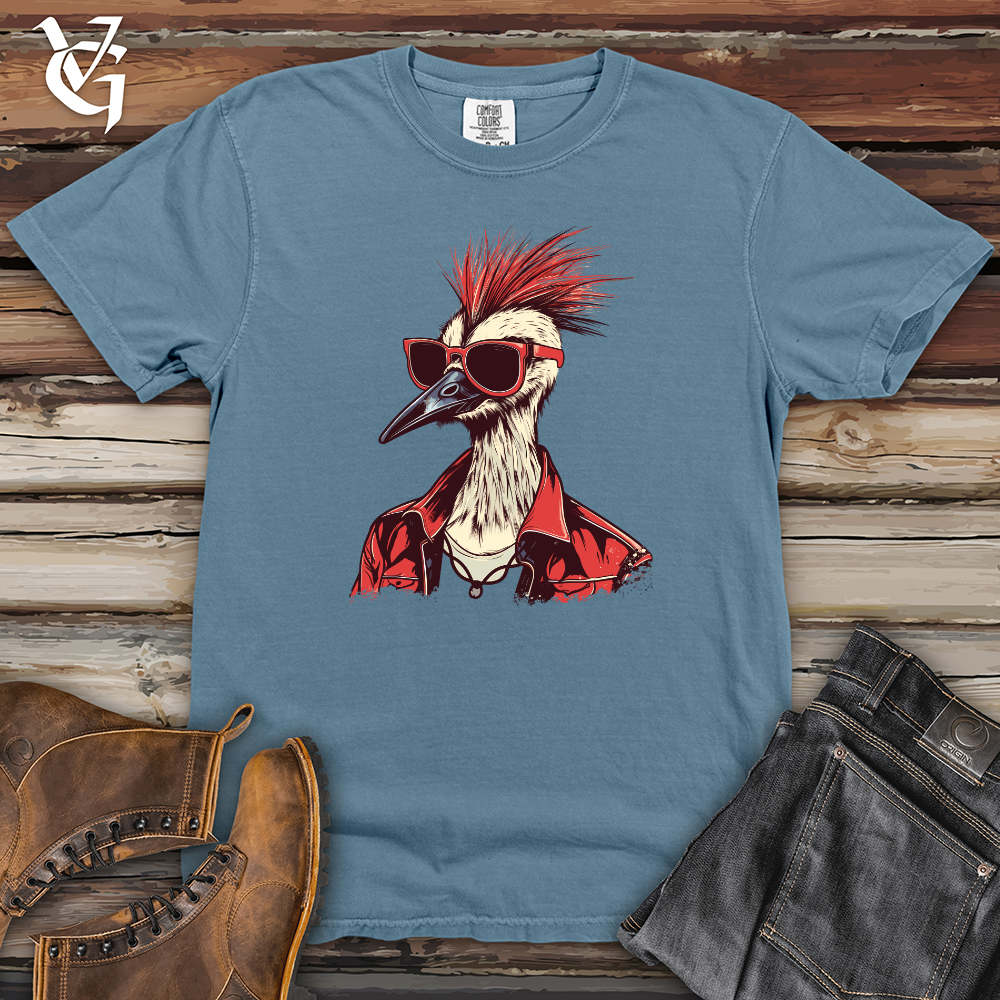 Viking Goods Crazy Crane Vibes Heavy Cotton Comfort Colors Tee Blue Jean / L