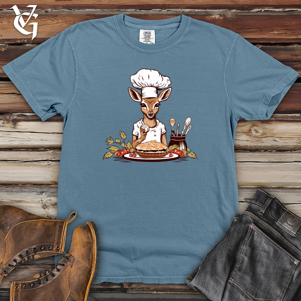 Viking Goods Deer Pastry Chef Heavy Cotton Comfort Colors Tee Blue Jean / L