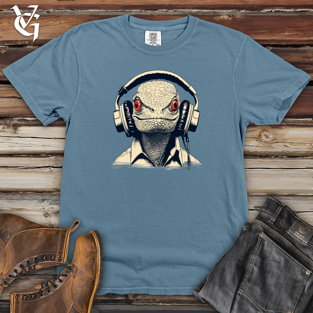 Viking Goods DJ Lizard Heavy Cotton Comfort Colors Tee Blue Jean / L