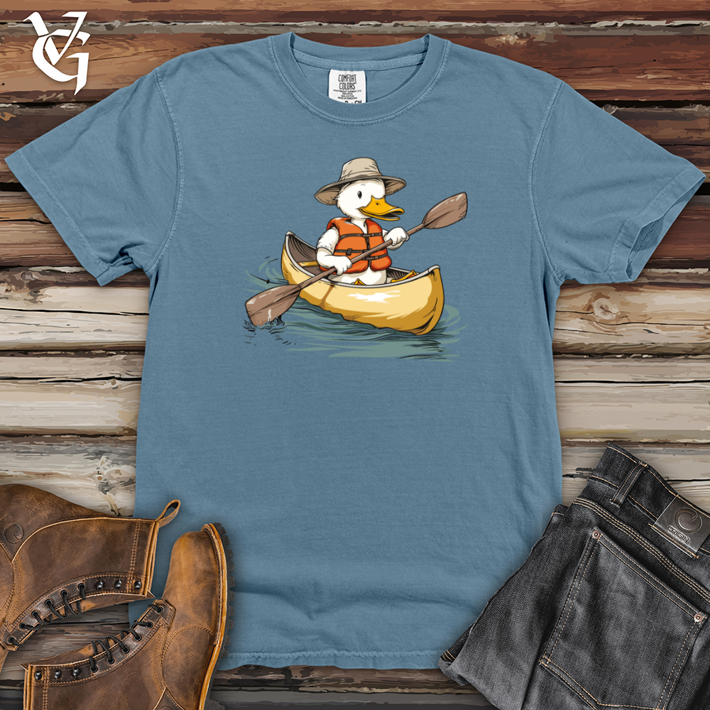 Viking Goods Duck Canoe Adventure Heavy Cotton Comfort Colors Tee Blue Jean / L