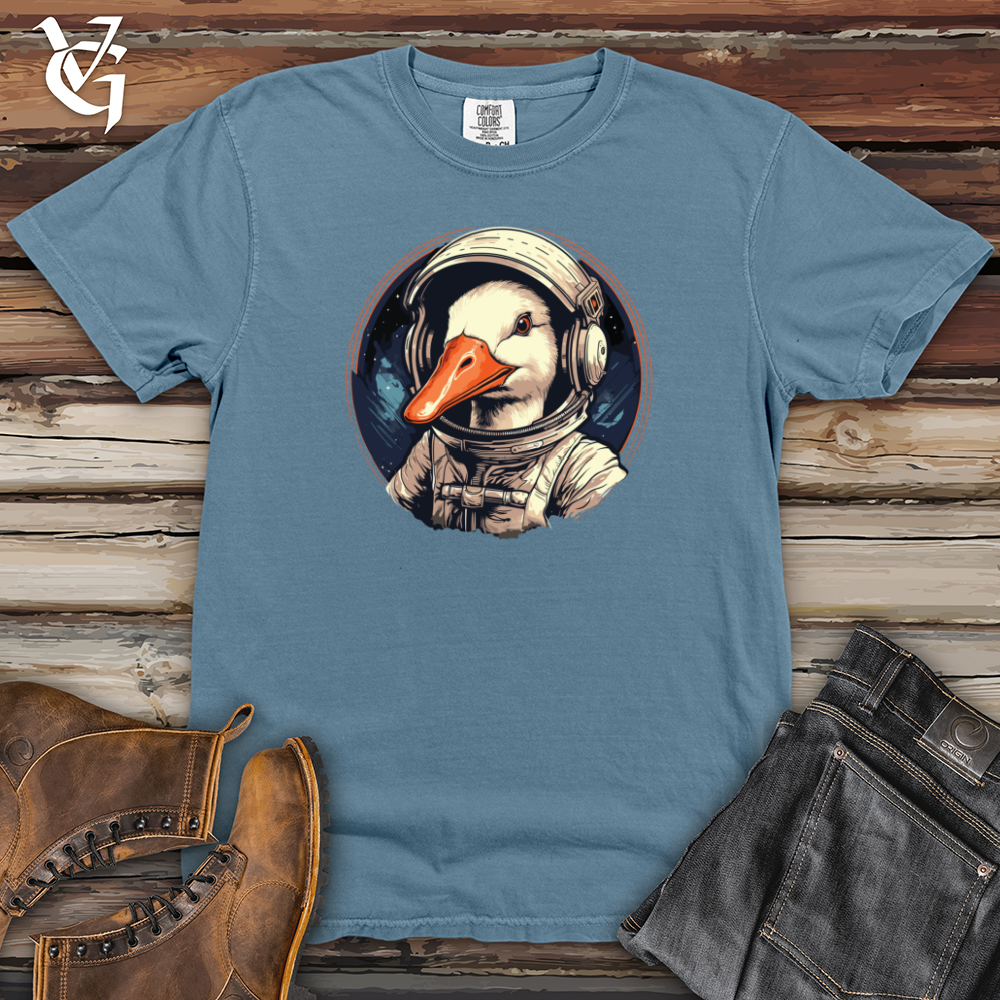 Viking Goods Duck Space Odyssey Heavy Cotton Comfort Colors Tee Blue Jean / L