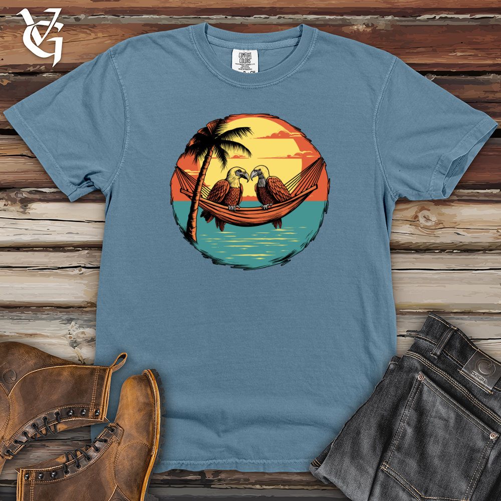 Viking Goods Eagles Sunset Date Heavy Cotton Comfort Colors Tee Blue Jean / L