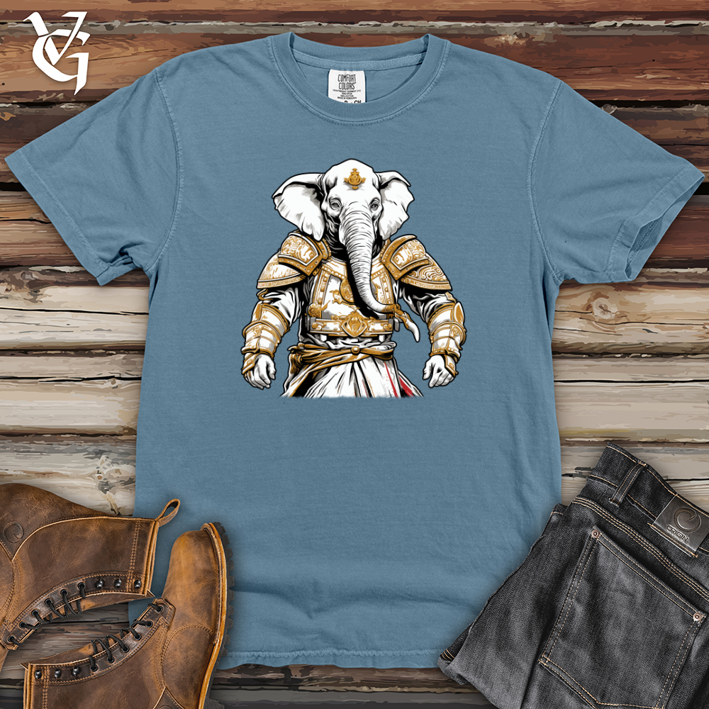 Viking Goods Elephant Regal Majesty Heavy Cotton Comfort Colors Tee Blue Jean / L