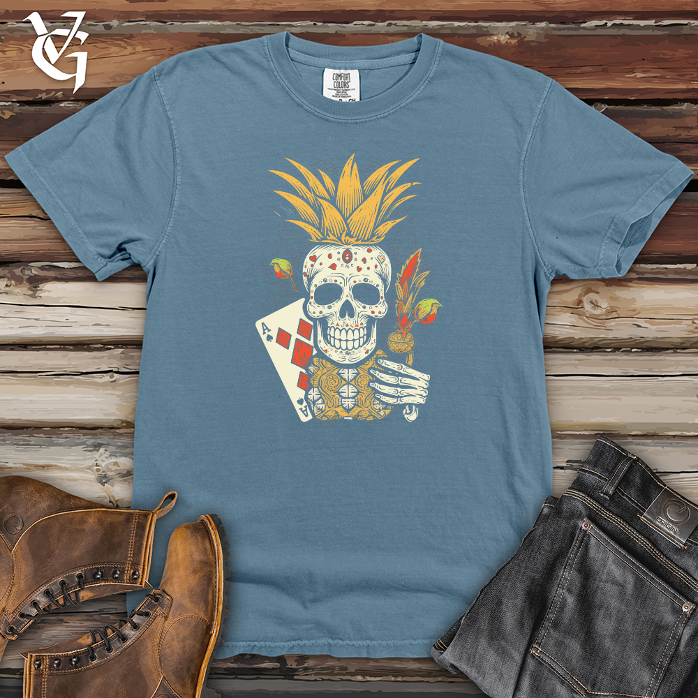 Viking Goods Enigmatic Pineapple High Roller Heavy Cotton Comfort Colors Tee Blue Jean / L