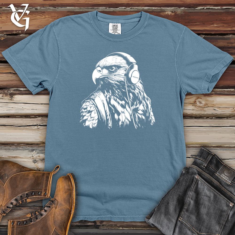 Viking Goods Falcon Sound Check Heavy Cotton Comfort Colors Tee Blue Jean / L