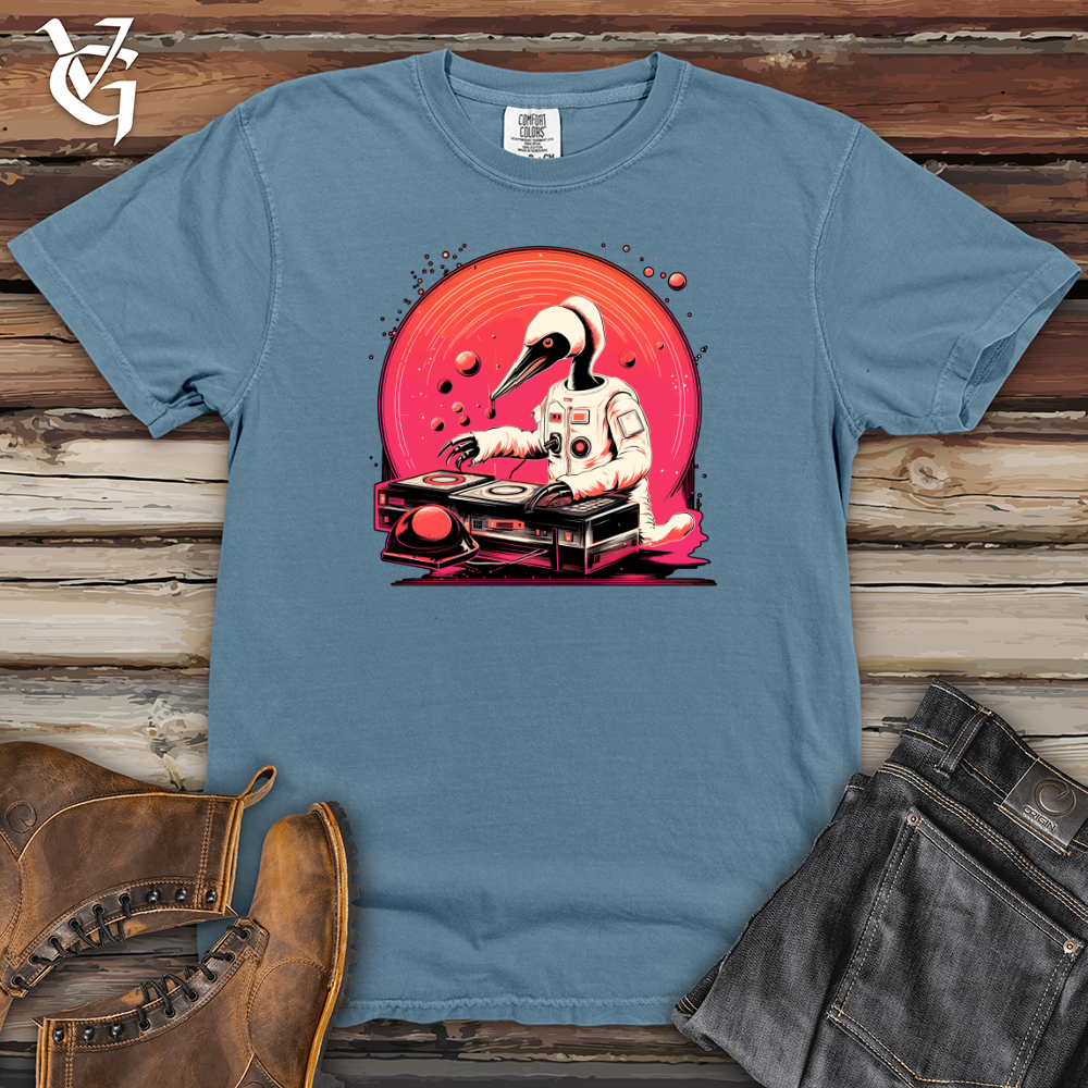 Viking Goods Galactic Grooves Heavy Cotton Comfort Colors Tee Blue Jean / L