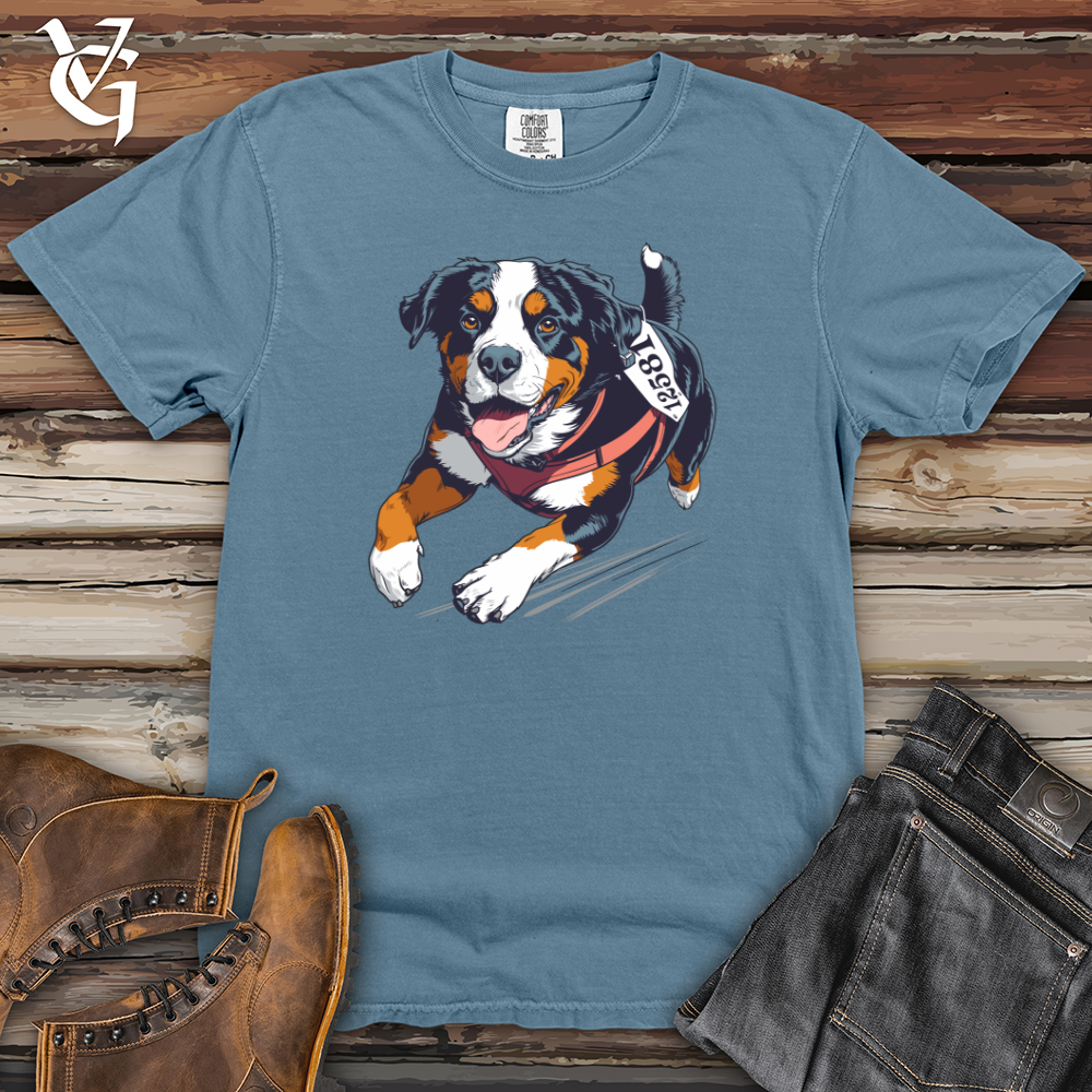 Viking Goods Great Swiss Runner Heavy Cotton Comfort Colors Tee Blue Jean / L