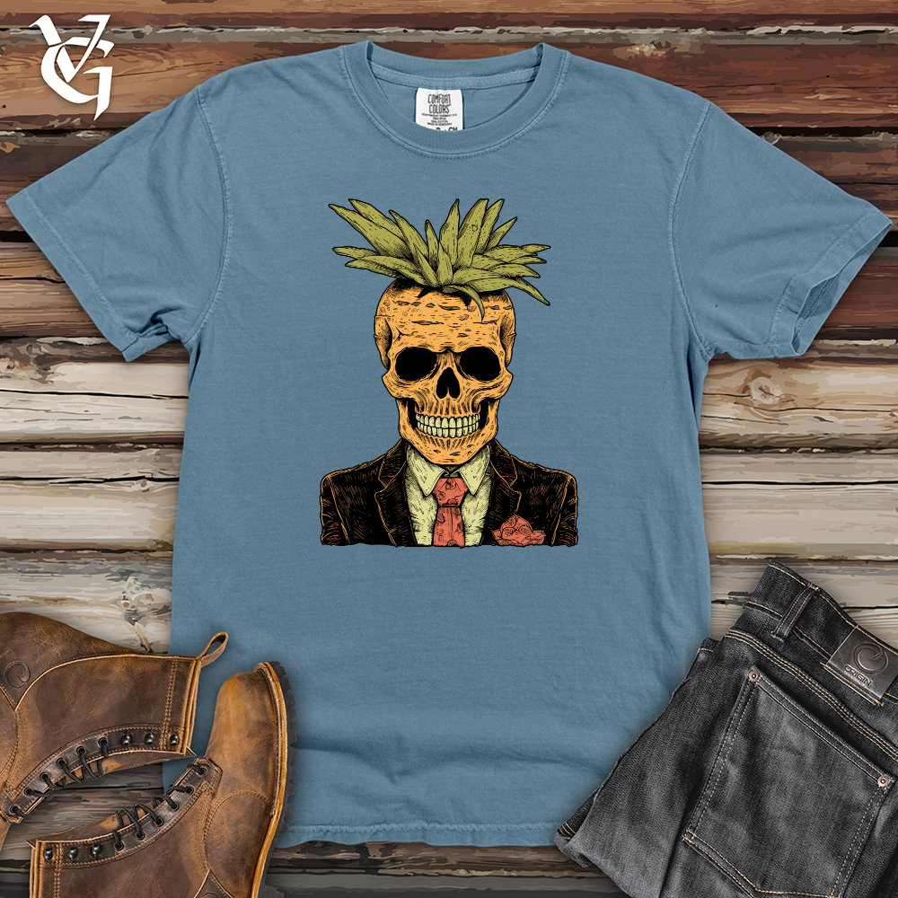 Viking Goods Grunge Pineapple Mischief Heavy Cotton Comfort Colors Tee Blue Jean / L