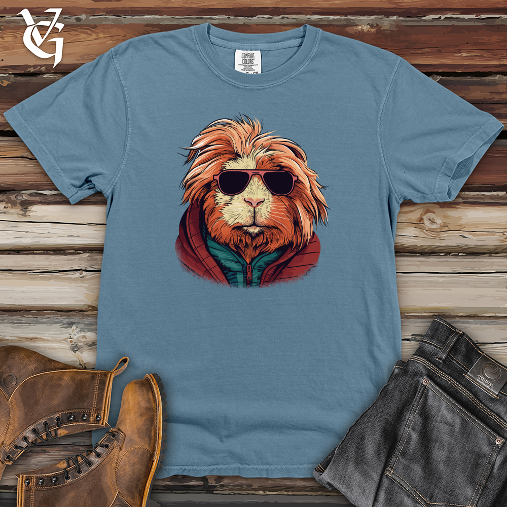 Viking Goods Guinea Pig Groove Heavy Cotton Comfort Colors Tee Blue Jean / L