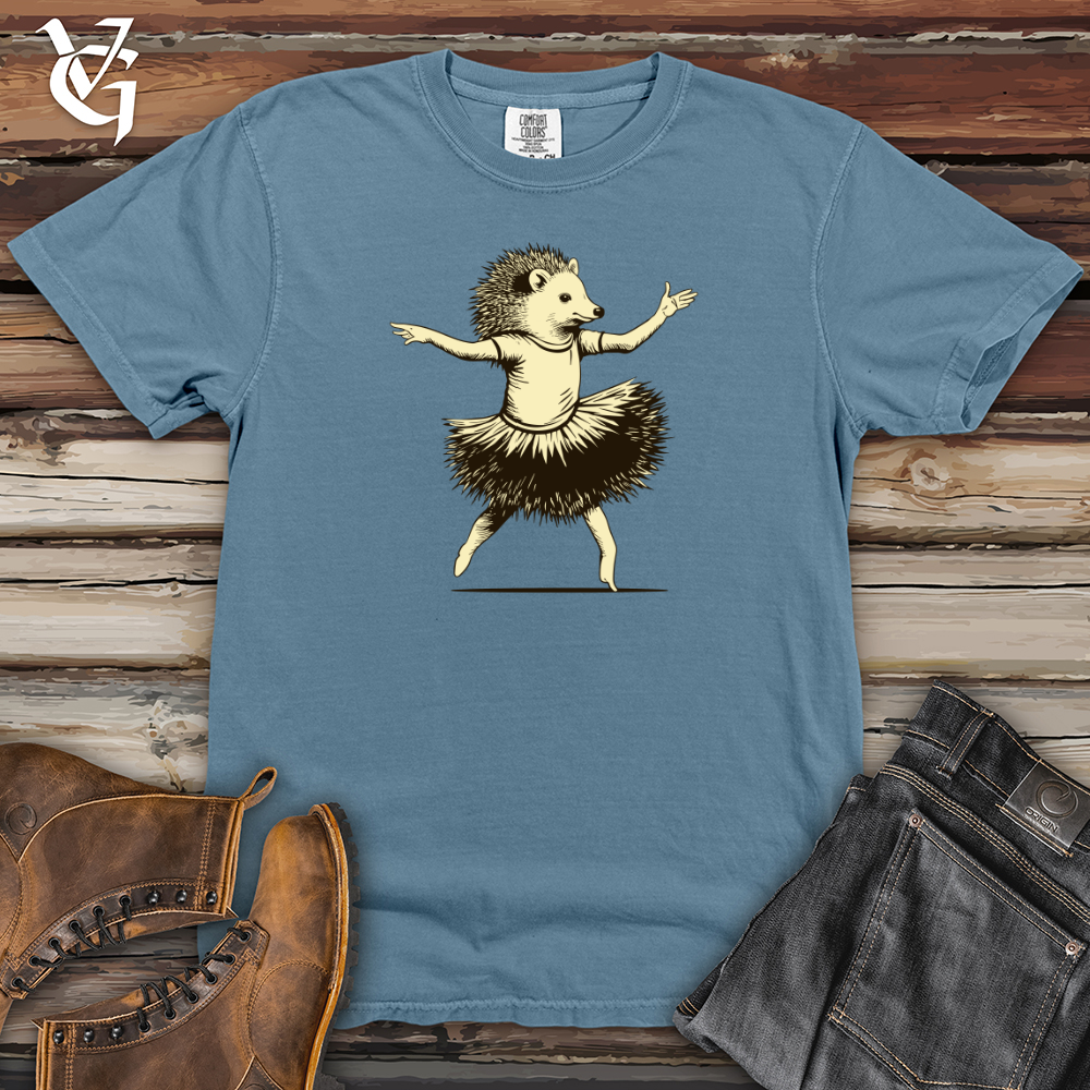 Viking Goods Hedgehog Ballet Spin Heavy Cotton Comfort Colors Tee Blue Jean / L
