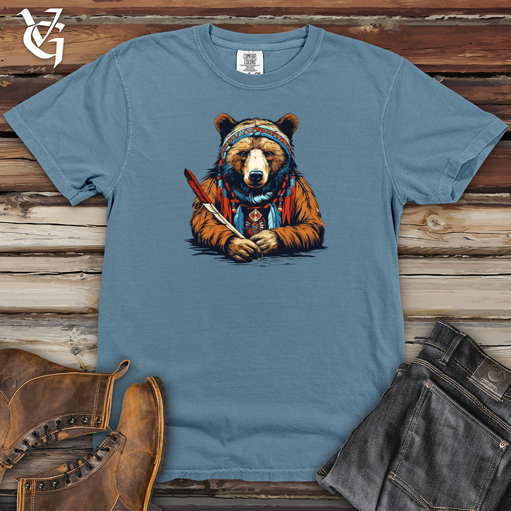 Viking Goods Inkclawed Bear Heavy Cotton Comfort Colors Tee Blue Jean / L