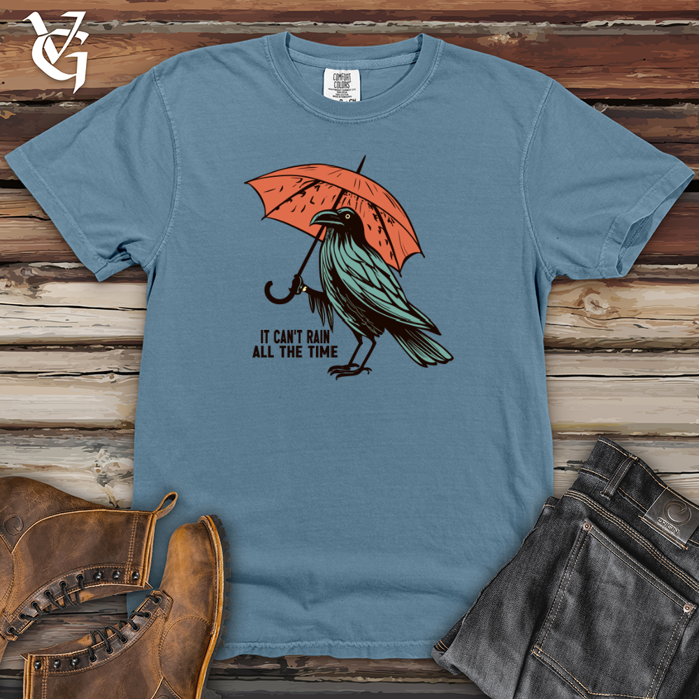 Viking Goods It Can't Rain All The Time Heavy Cotton Comfort Colors Tee Blue Jean / L