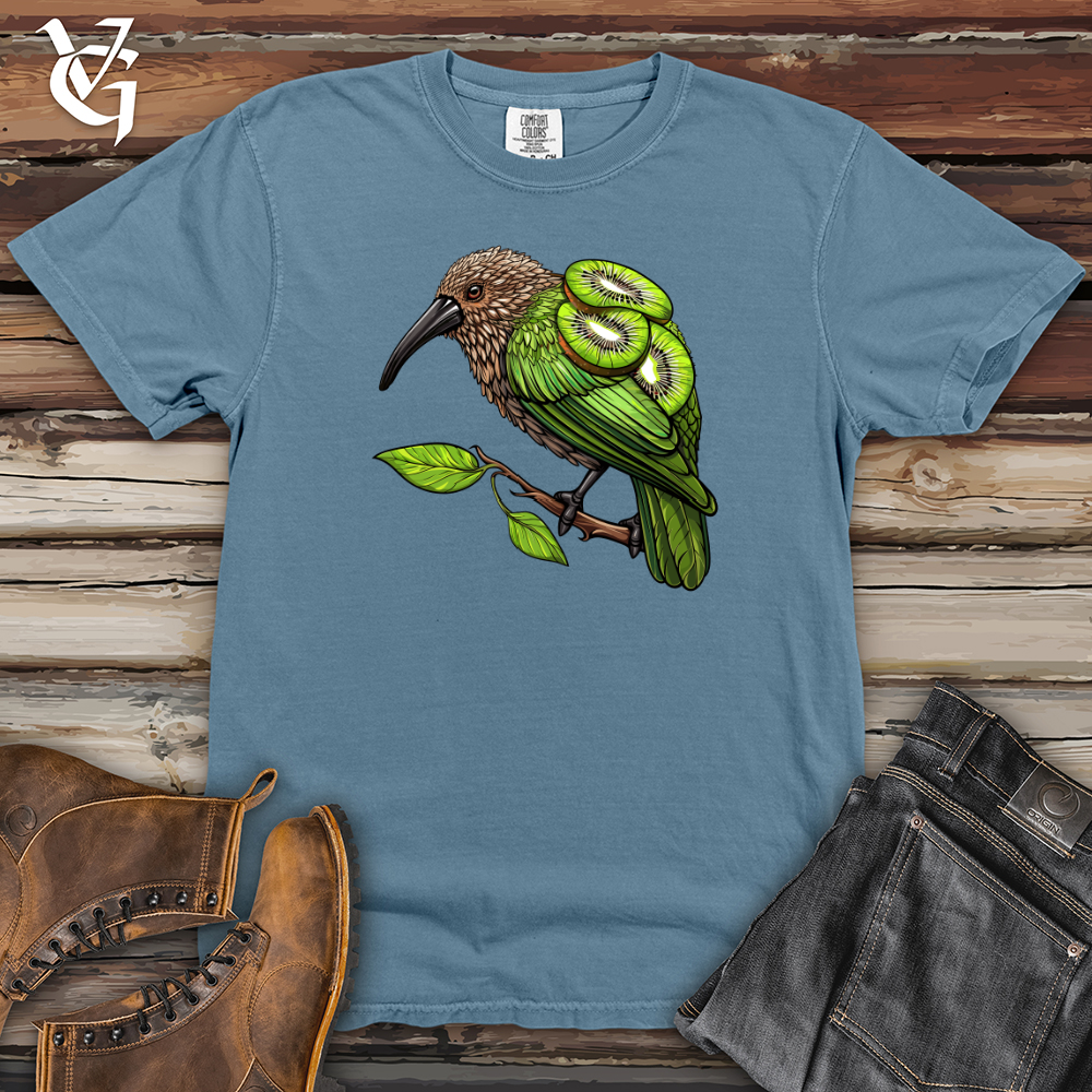 Viking Goods Kiwi Fruit Bird Heavy Cotton Comfort Colors Tee Blue Jean / L