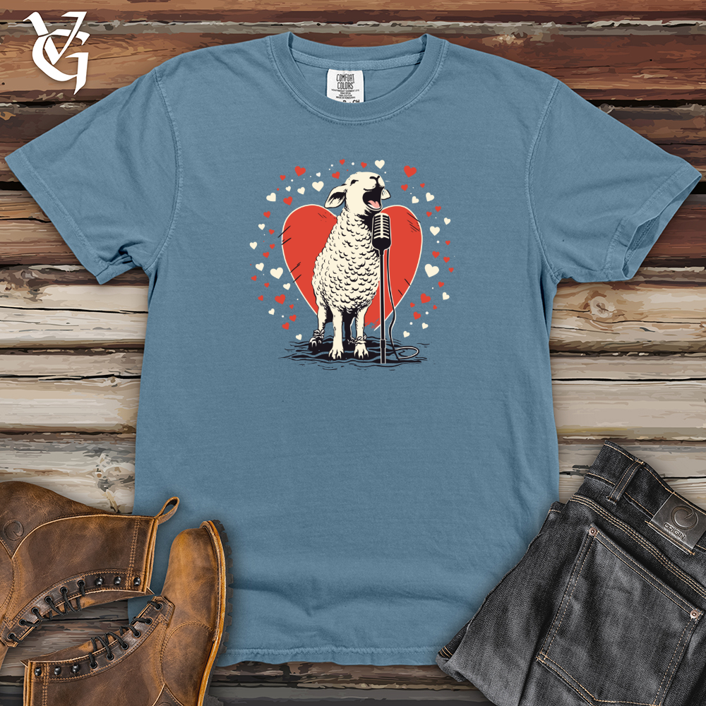 Viking Goods Lamb Love Ballad Heavy Cotton Comfort Colors Tee Blue Jean / L