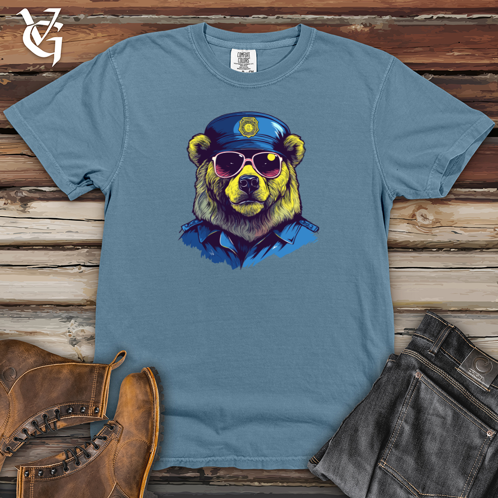 Viking Goods Lawbear Guardian Heavy Cotton Comfort Colors Tee Blue Jean / L