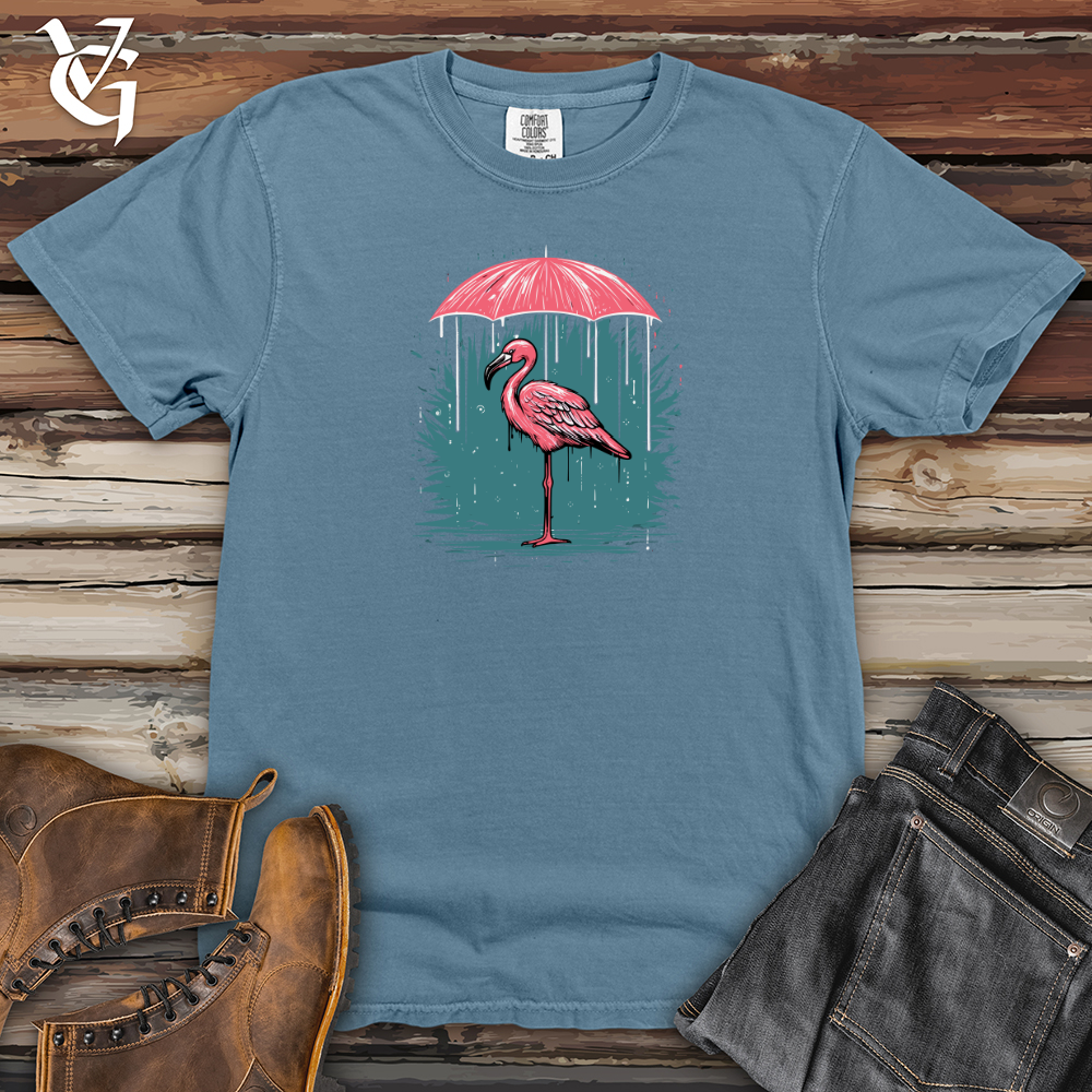 Viking Goods Majestic Rainfall Flamingo Heavy Cotton Comfort Colors Tee Blue Jean / L