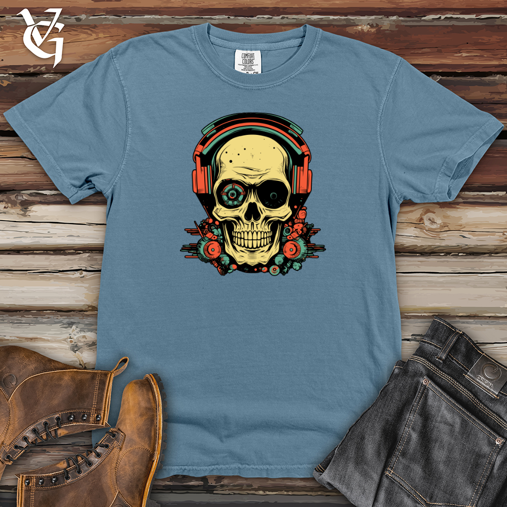 Viking Goods Melodic Skull Melodies Heavy Cotton Comfort Colors Tee Blue Jean / L