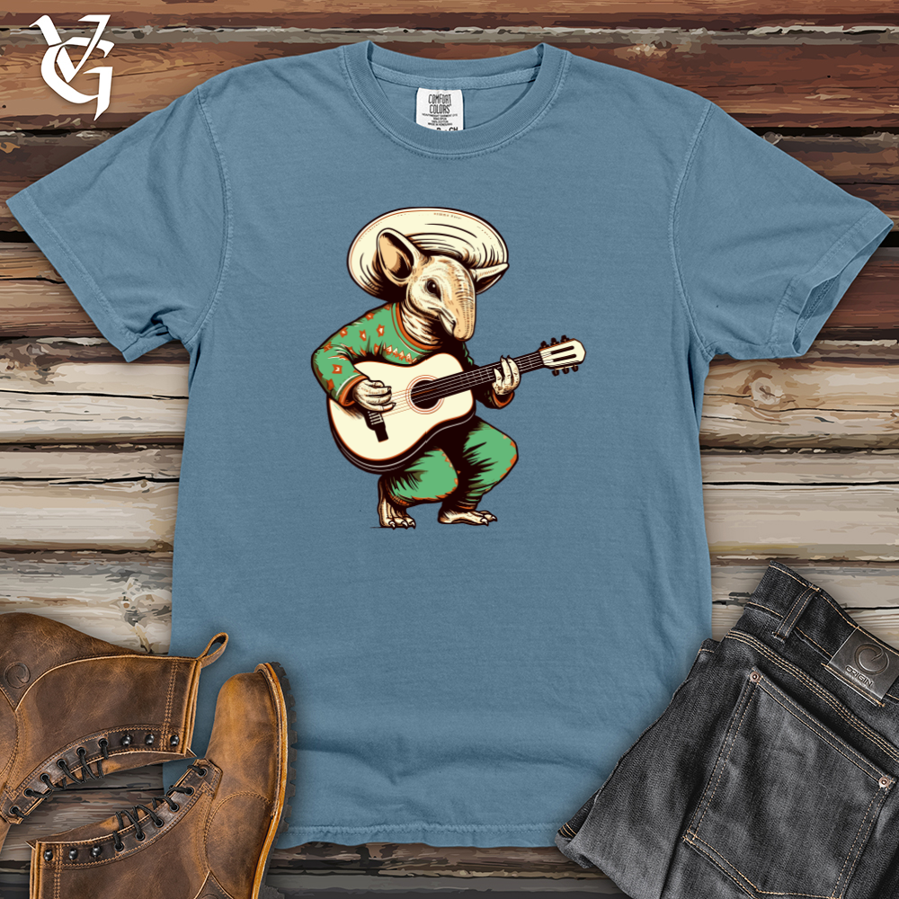 Viking Goods Melody Armadillo Heavy Cotton Comfort Colors Tee Blue Jean / L