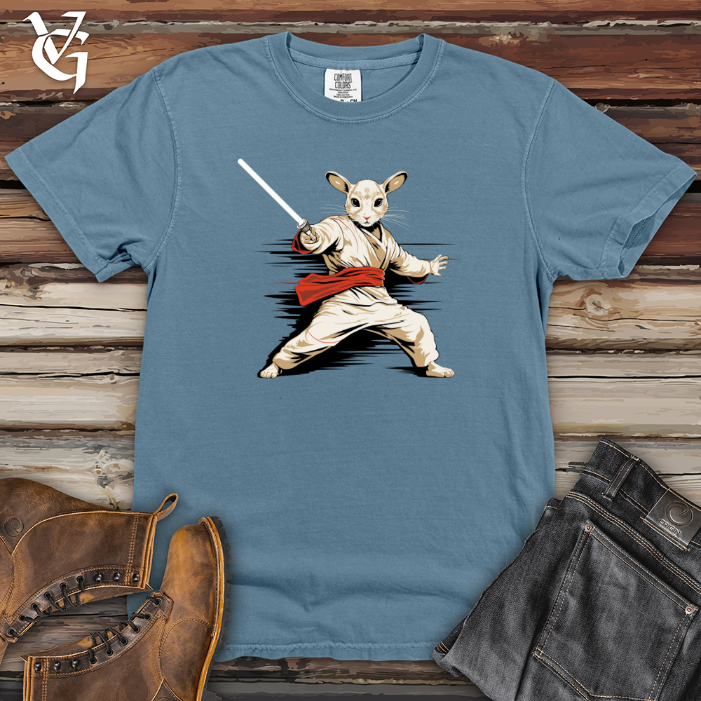 Viking Goods Mouse Warrior Heavy Cotton Comfort Colors Tee Blue Jean / L