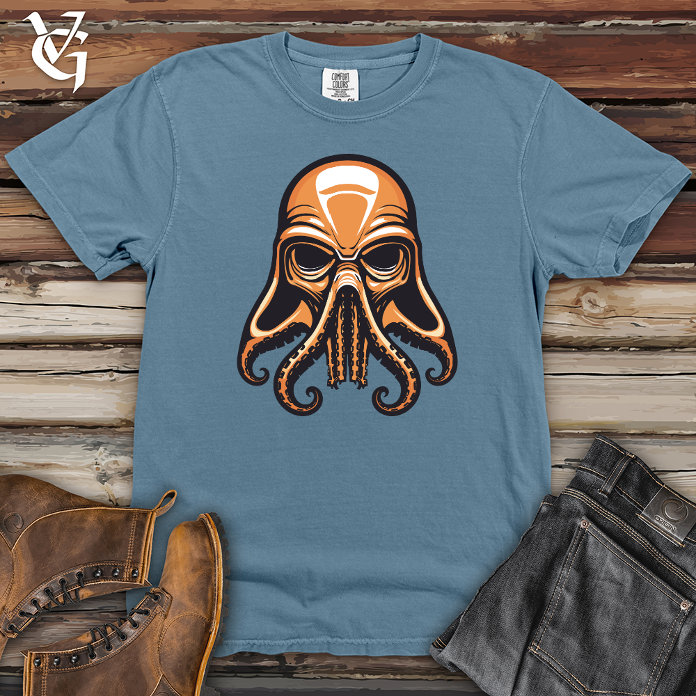 Viking Goods Octopus Helmet Heavy Cotton Comfort Colors Tee Blue Jean / L