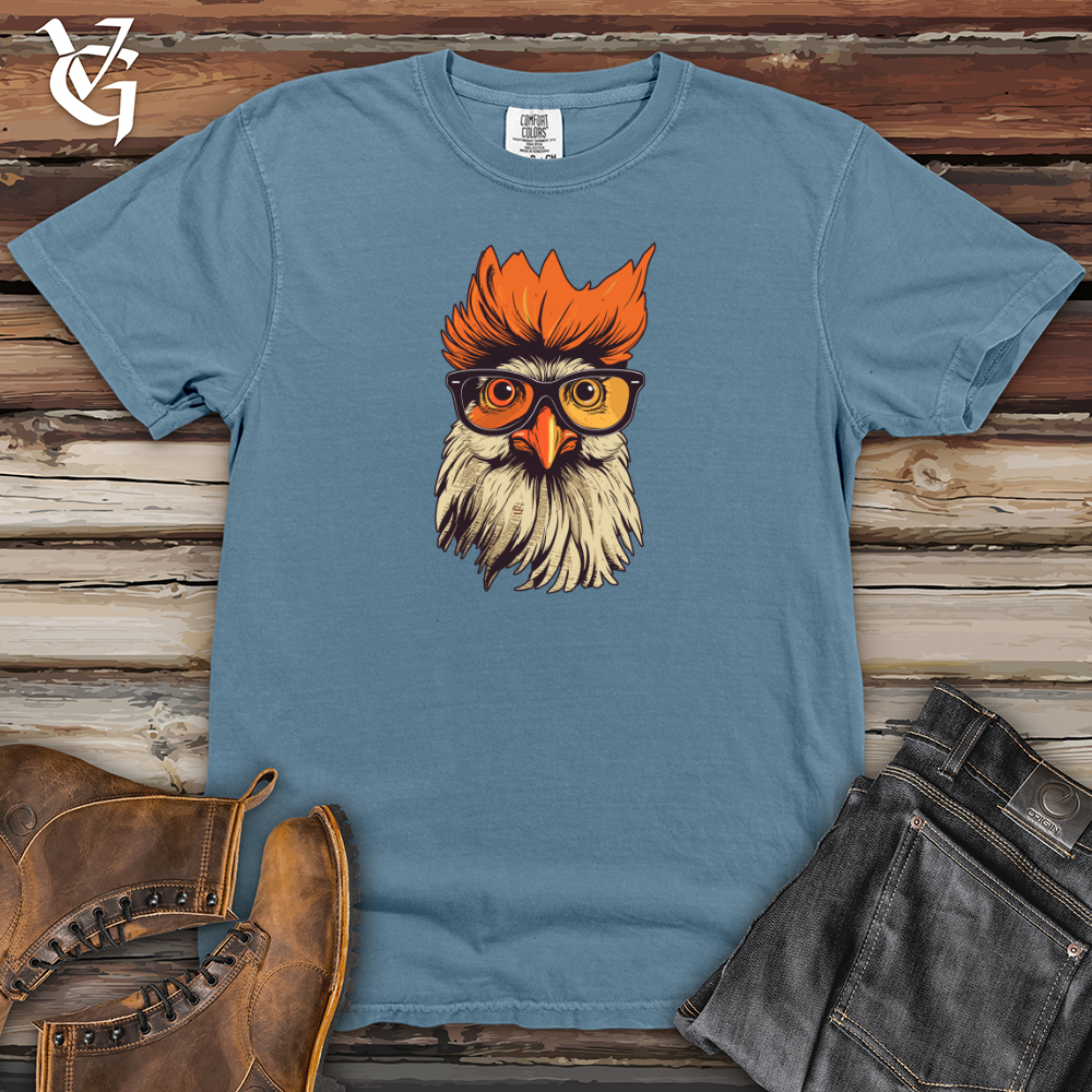Viking Goods Orange Hair Hipster Chicken Heavy Cotton Comfort Colors Tee Blue Jean / L
