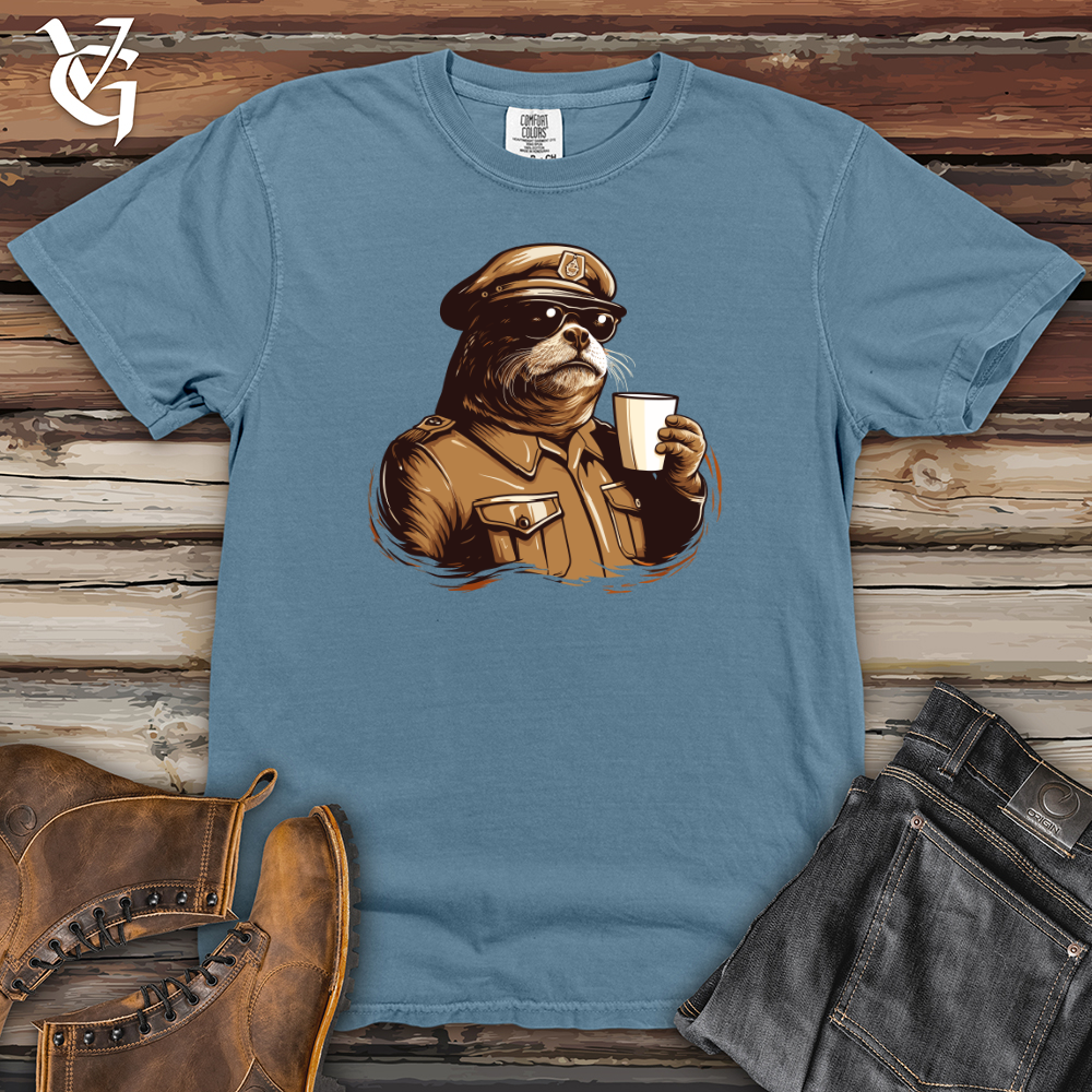 Viking Goods Otter Sergeant Break Heavy Cotton Comfort Colors Tee Blue Jean / L