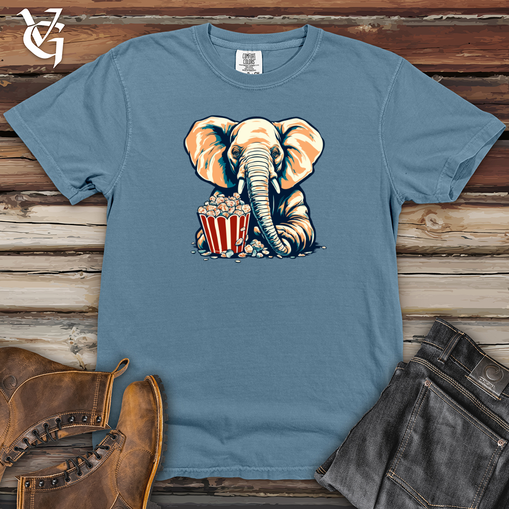 Viking Goods Pachyderm Snacker Heavy Cotton Comfort Colors Tee Blue Jean / L