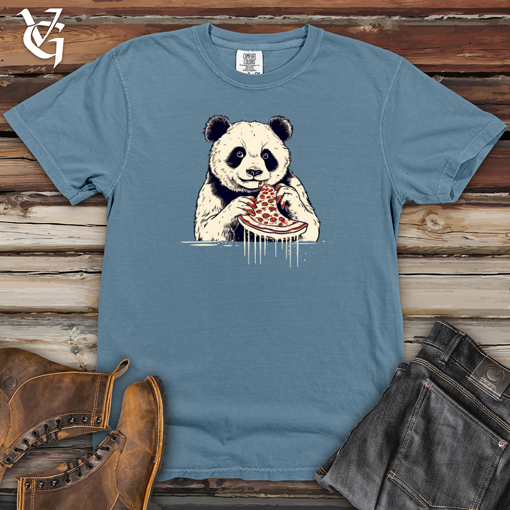Viking Goods Panda Pizza Munch Heavy Cotton Comfort Colors Tee Blue Jean / L