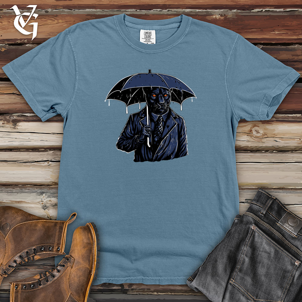 Viking Goods Panther Jungle Drizzle Umbrella Odyssey Heavy Cotton Comfort Colors Tee Blue Jean / L