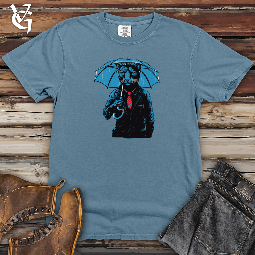 Viking Goods Panther Jungle Drizzle Umbrella Refuge Heavy Cotton Comfort Colors Tee Blue Jean / L