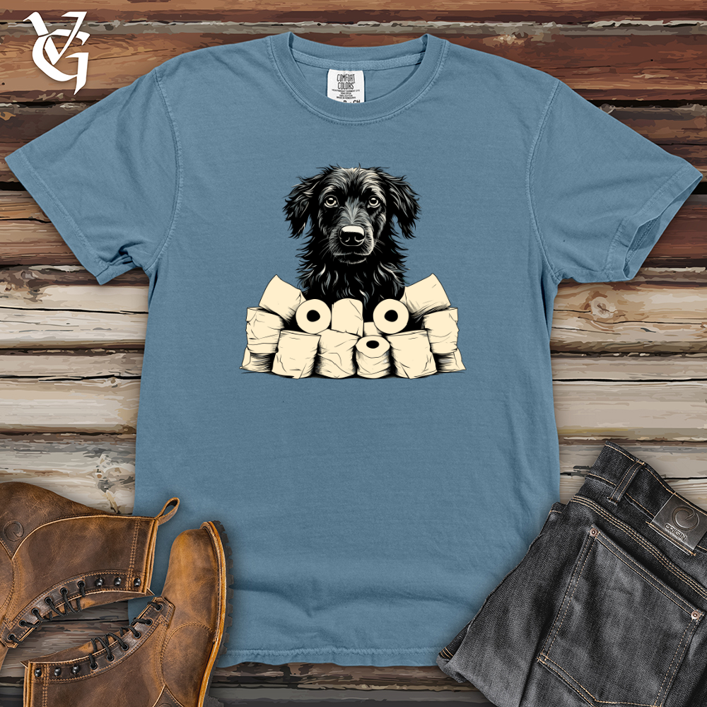 Viking Goods Paper Roll Patrol Black Shepherd Heavy Cotton Comfort Colors Tee Blue Jean / L