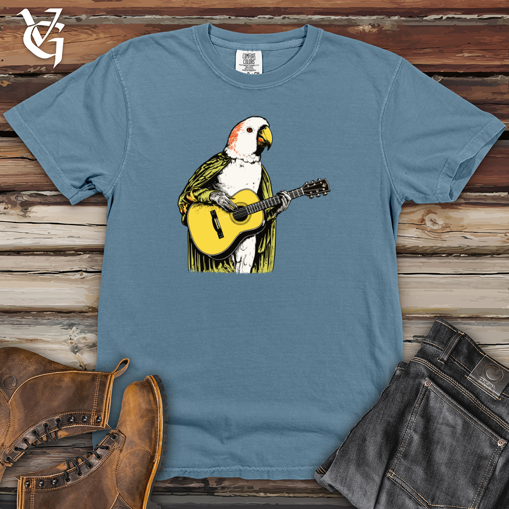Viking Goods Parrot Acoustic Solo Heavy Cotton Comfort Colors Tee Blue Jean / L