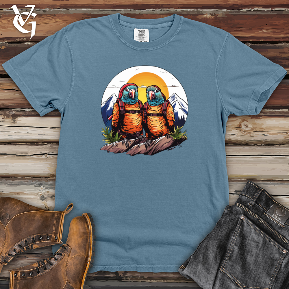 Viking Goods Parrot Hikers Adventure Heavy Cotton Comfort Colors Tee Blue Jean / L