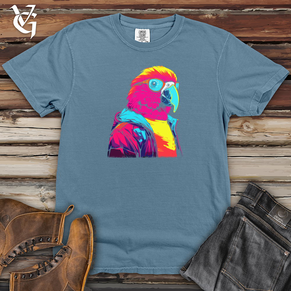 Viking Goods Parrot Neon Swag Heavy Cotton Comfort Colors Tee Blue Jean / L