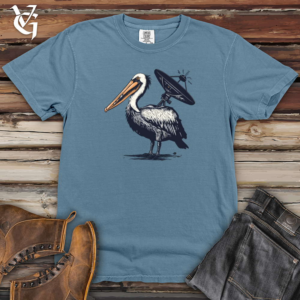 Viking Goods Pelican Satellite Broadcast Heavy Cotton Comfort Colors Tee Blue Jean / L