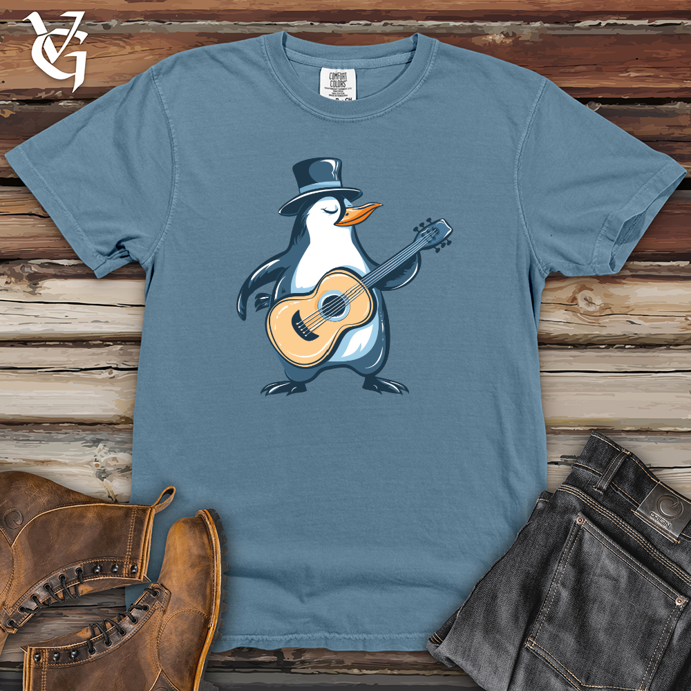 Viking Goods Penguin Minstrel Melodies Heavy Cotton Comfort Colors Tee Blue Jean / L