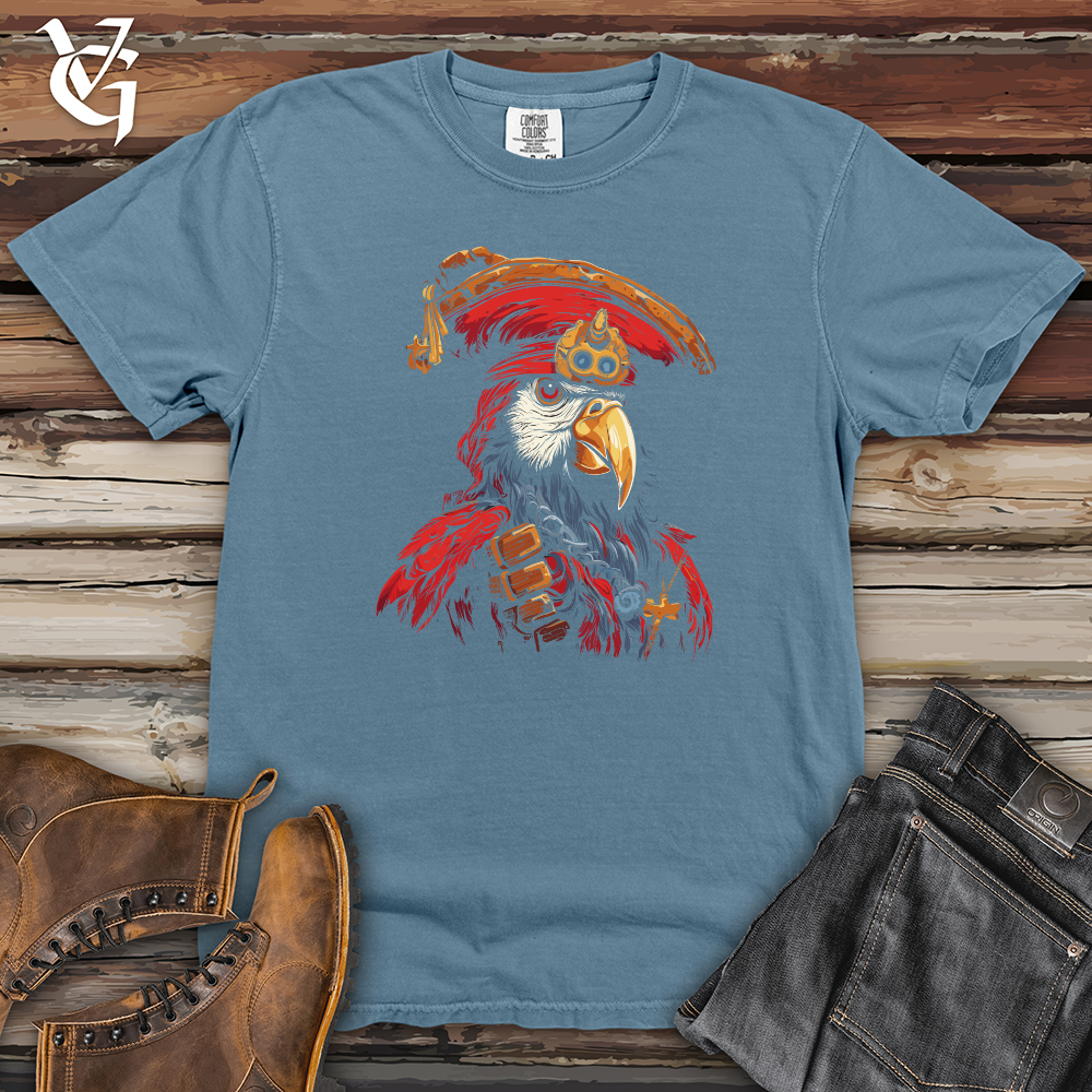 Viking Goods Pirate Eagle Outlaw Heavy Cotton Comfort Colors Tee Blue Jean / L