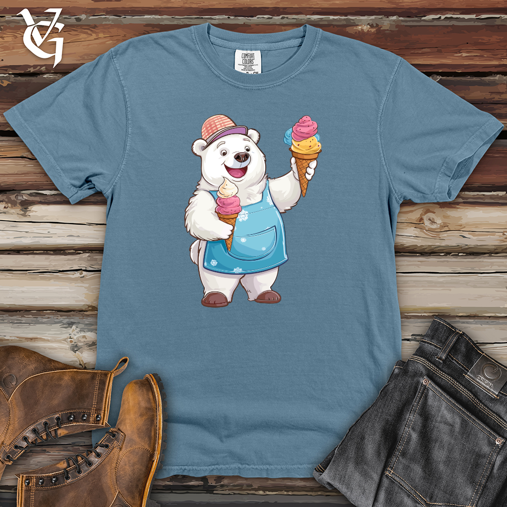 Viking Goods Polar Ice Cream Delight Heavy Cotton Comfort Colors Tee Blue Jean / L