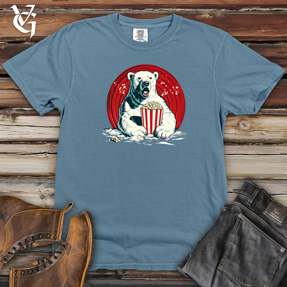 Viking Goods Popcorn Throwing Polar Fun Heavy Cotton Comfort Colors Tee Black / L