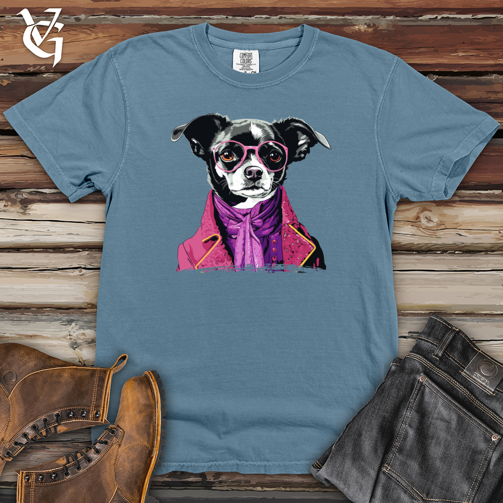 Viking Goods Prince Chihuahua Heavy Cotton Comfort Colors Tee Blue Jean / L