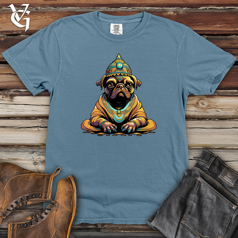 Viking Goods Pug Mystic Sovereign Heavy Cotton Comfort Colors Tee Blue Jean / L