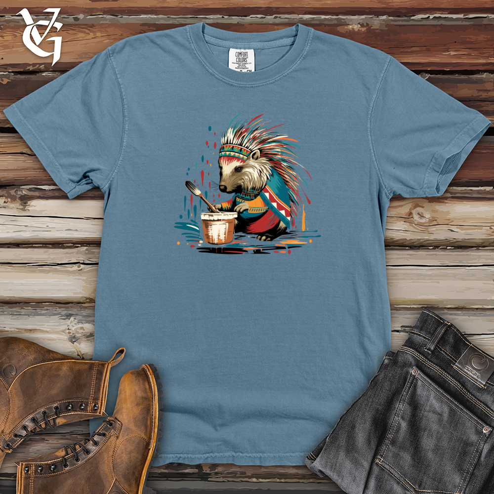 Viking Goods Quilled Artistry Heavy Cotton Comfort Colors Tee Blue Jean / L